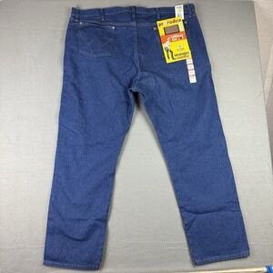 Wrangler Jeans Mens 46x32‎ Blue Medium Wash 13MWZ Original Cowboy Cut